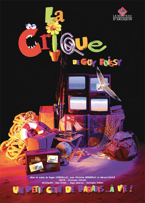 Création affiche : La crique de Guy Foissy • © Récréacom, Christophe Houlès graphiste