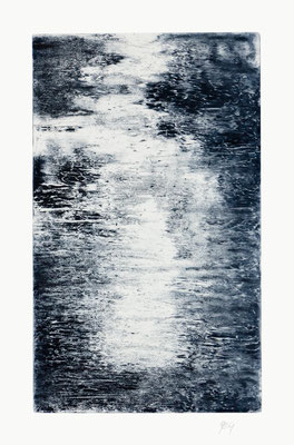 M05 02 2024, monotype, matrice 50 x30 cm, papier Rosaspina Fabriano 70 x 50 cm