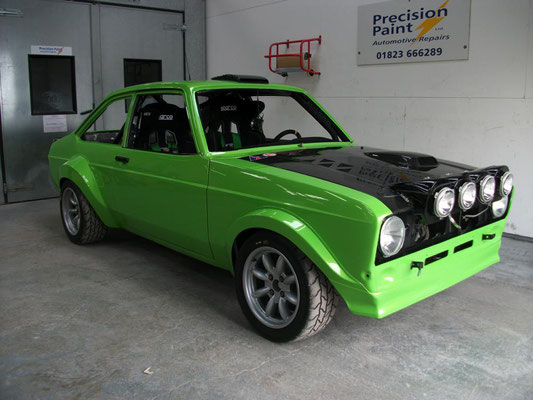 Mark 2 Ford Escort Rally Car Paint Restoration | Precision Paint | Wellington | Somerset