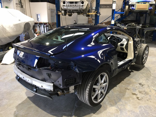 Early 2006 Aston Martin V8 Vantage Full Exterior Respray Work In progress