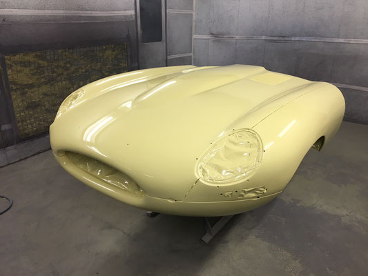 Jaguar E-Type Strip Down and Exterior Respray | Precision Paint Wellington