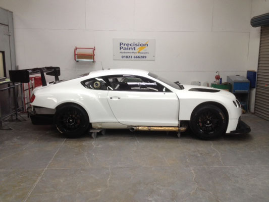 Bentley Body Paint Rework Before Racing Season Finished | Precision Paint Wellington