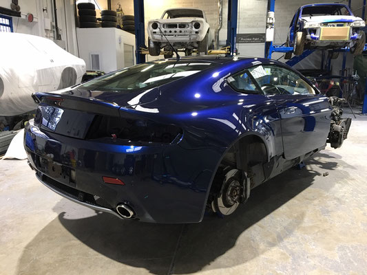 Early 2006 Aston Martin V8 Vantage Full Exterior Respray Work In progress