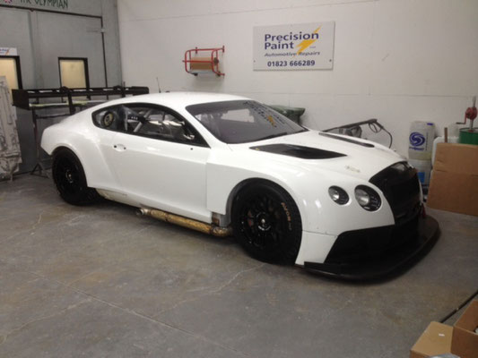 Bentley Body Paint Rework Before Racing Season Finished | Precision Paint Wellington
