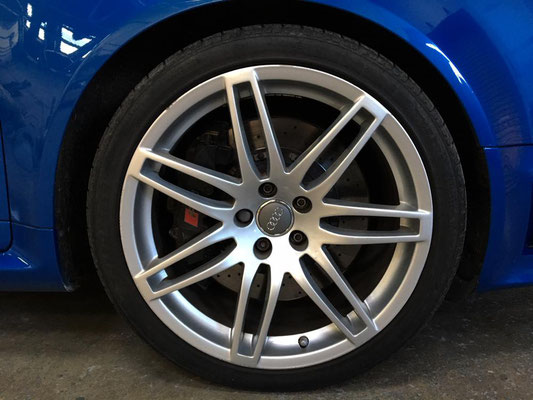 Audi RS4 Alloys Before Customisation | Precision Paint | Wellington Somerset