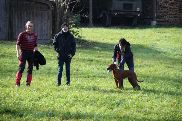 Jürg, Aurelio und Nicole mit Kimani