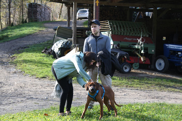 Rebecca & Damiano mit Kali