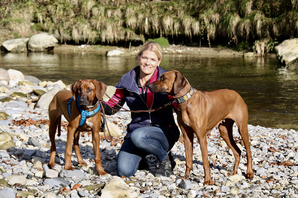 Nicole mit Jara und Chinua