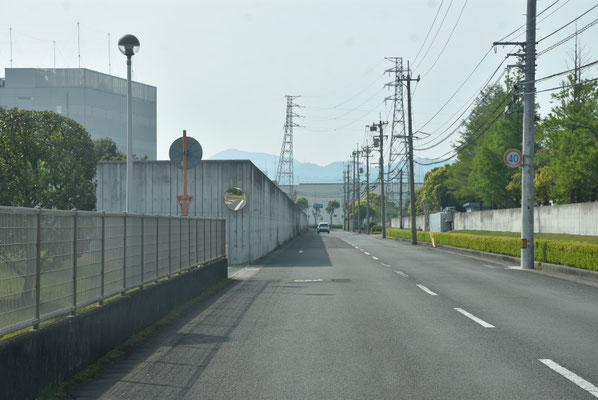 4267 大塚製薬(右側)とパナソニックの防潮壁(左側)