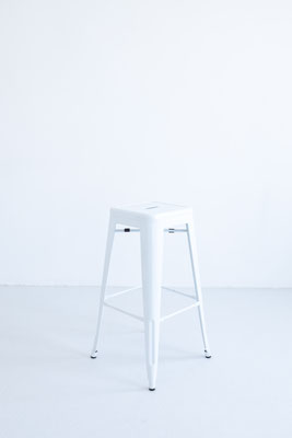 Studio 2 weißer Barhocker