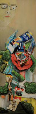 Müllbeobachtung, 40x120cm