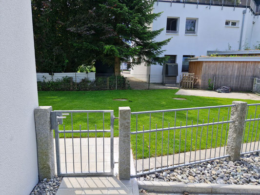Terrassenbau, Wohlfühloase, Pflasterarbeiten, Rollrasen, Galabau Sigel