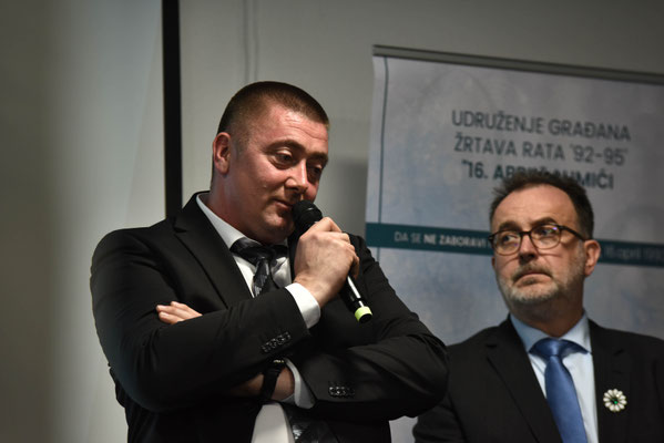 Protagonist Adnan Zec und Autor Thomas Obruča