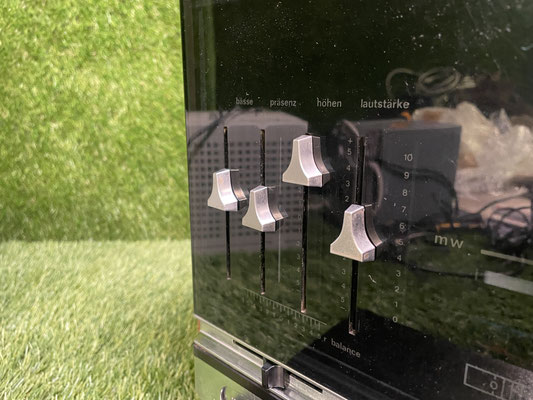 Receiver Loewe Opta ST 80 Schieberegler Bass Präsenz Höhen Lautstärke
