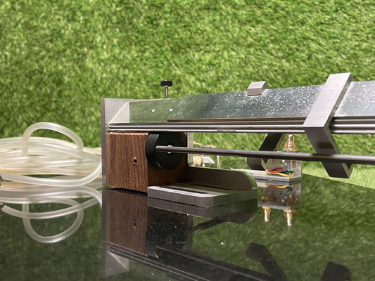 Tonarm Trans-Fi Linear Tracking luftgelagert Mechanik Detail