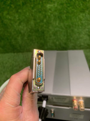 Endstufe Audiolabor Diamant 500 Rückseite Anschlüsse