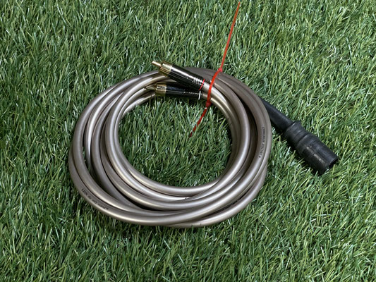 Linn Analogue Interconnect XLR auf Cinch Kabel Vorderansicht
