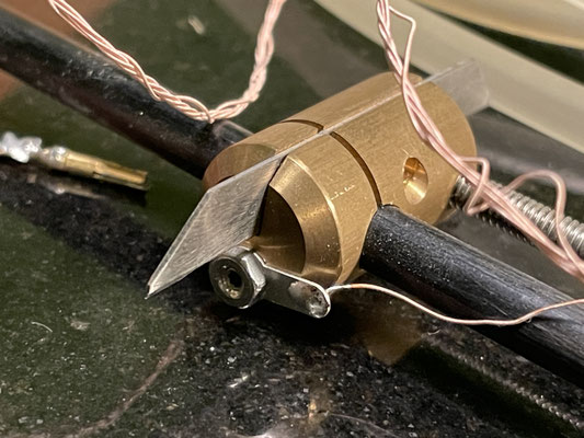 Tonarm Trans-Fi Linear Tracking luftgelagert Mechanik Detail