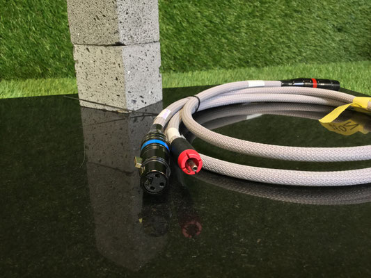 XLR auf Cinch Highend Kabel Cinch-Stecker Eichmann Bullet Plug