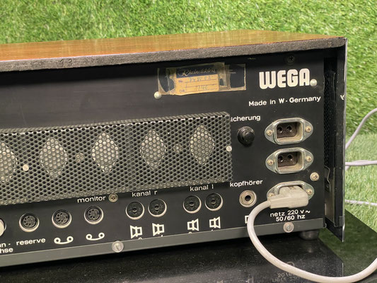 WEGA 3110 Receiver Rückseite Anschlüsse