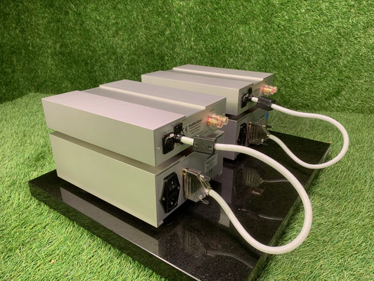 Endstufe Audiolabor Diamant 500 Rückseite Anschlüsse