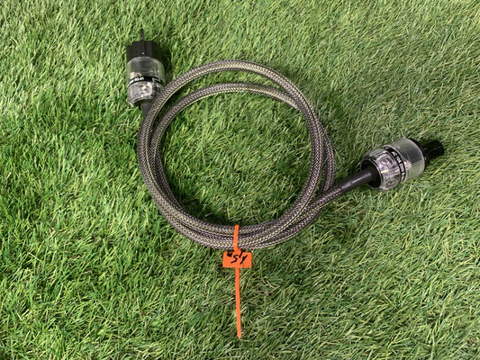 Goldkabel Netzkabel mit Dynavox Steckern Gesamtansicht