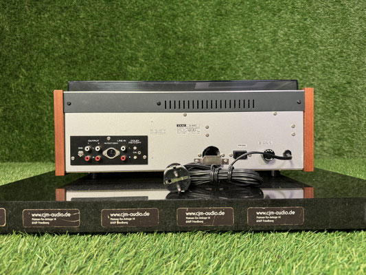 Teac A-450 Kassettendeck Rückseite Anschlüsse