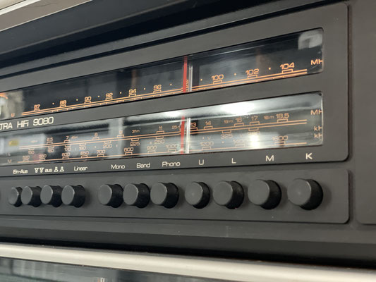 SABA 9080 Receiver Detail Bedienelemente