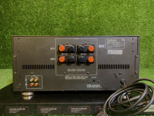 technics se-a100 endstufe rückseite anschlüsse