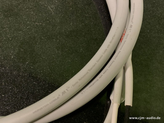 Monster Cable M1 – Detailansicht Leitung und Isolation