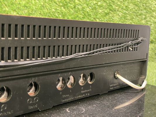 SABA 9080 Stereo Receiver Rückseite Anschlüsse