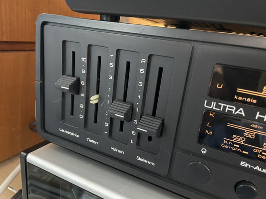SABA 9080 Receiver Detail Bedienelemente