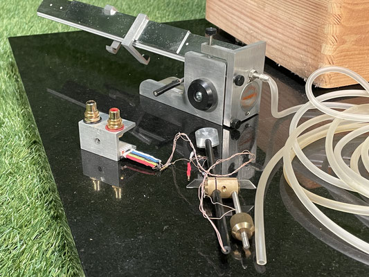 Tonarm Trans-Fi Linear Tracking luftgelagert Mechanik Detail