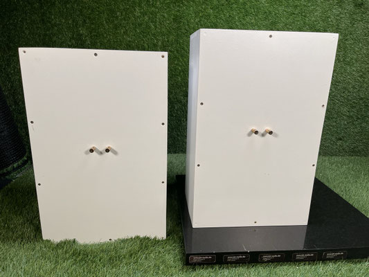 Lautsprecher Le Petit HiFi nach Jean Hiraga mit Fostex FE 103 Breitbandchassis Frontansicht