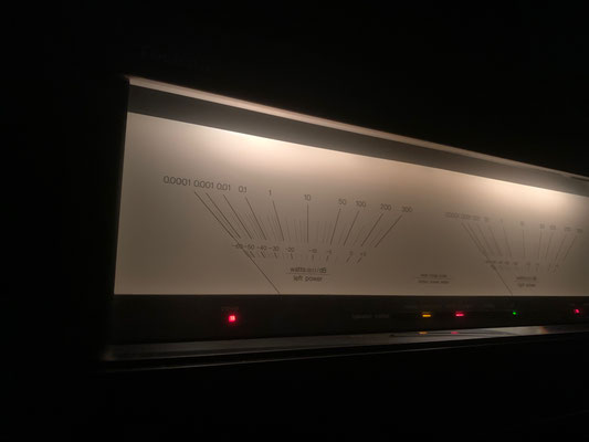 technics se-a100 vu-meter beleuchtung