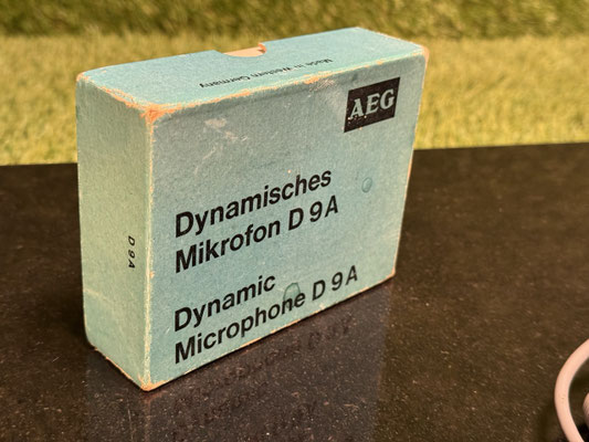 Mikrofon AEG D 9 A Dynamisches Mikrofon mit Originalverpackung