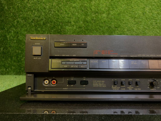 technics su-a200 vorverstärker frontplatte
