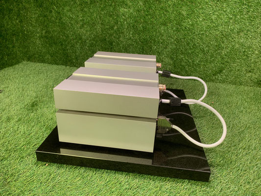 Endstufe Audiolabor Diamant 500 Rückseite Anschlüsse