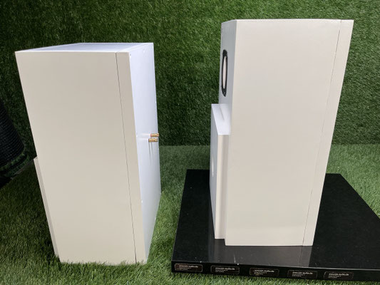 Lautsprecher Le Petit HiFi nach Jean Hiraga mit Fostex FE 103 Breitbandchassis Frontansicht