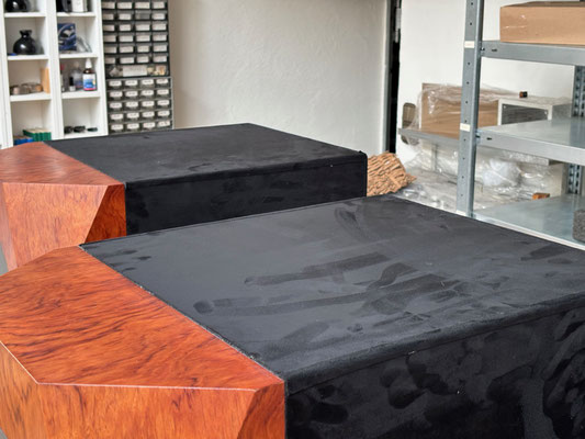 Dynavox-3.1-Seitenansicht – „DynamiKKs Dynavox 3.1 Lautsprecher Seitenansicht Holz-Furnier“