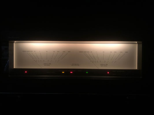 technics se-a100 vu-meter beleuchtung