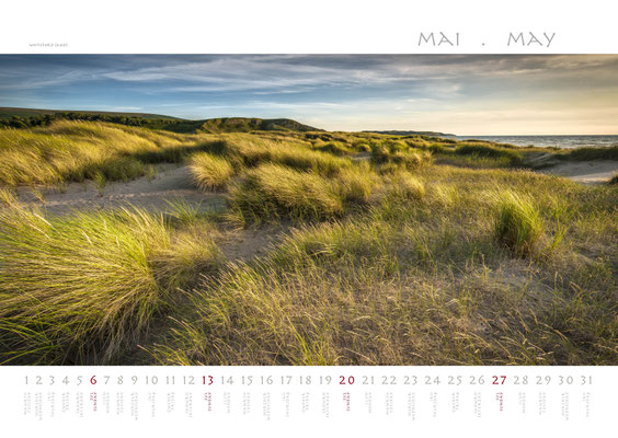 Calendar Wales 2018, Whiteford Sands