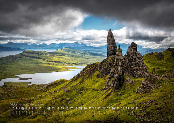 Kalender Isle of Skye 2019, Old Man of Storr