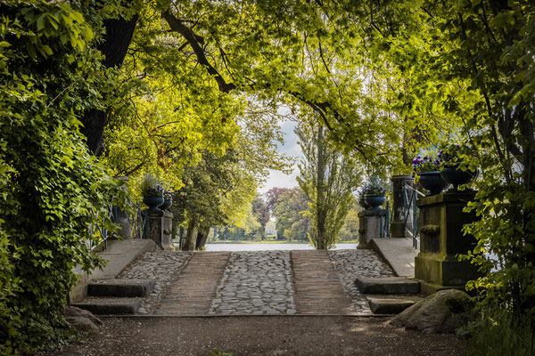 Juli - Wolfsbrücke im Wörlitzer Park