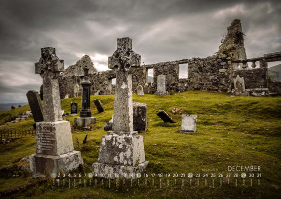 Kalender Isle of Skye 2019, Church of Kilchrist