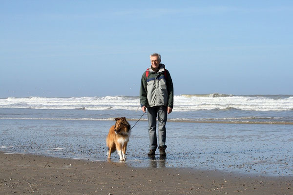 Andi mit seiner Bootsie; Norderney