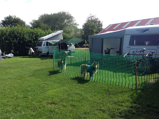 Auf dem Campingplatz