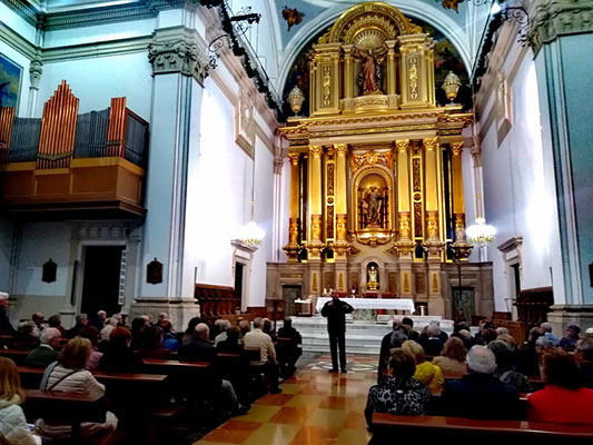 altar retablo iglesia barroca benicarlo