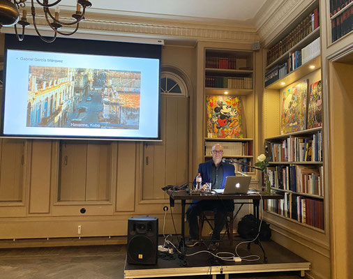 Weltliteratur. Helge Stroemer. Ohlendorff'sche Villa, Hamburg am 9.11.2022