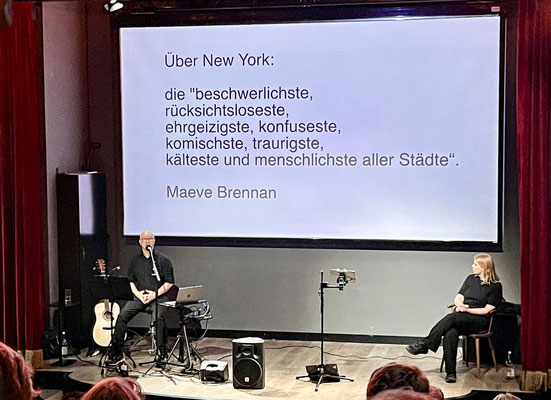 New York City. Eine literarisch-musikalische Kulturreise, Hafenbühne, Hamburg, 2025, Maeve Brennan